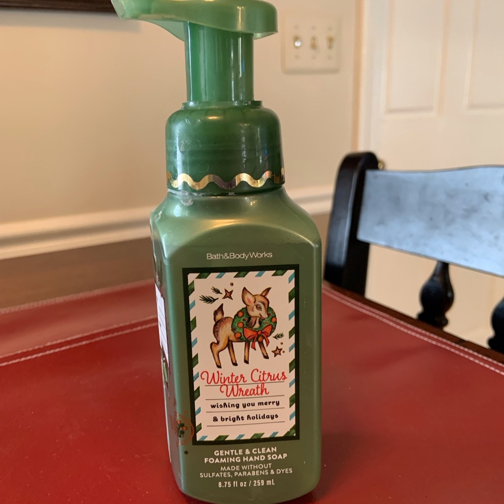 Bath & Body Works, Foaming Hand Soap, Winter Citrus Wreath